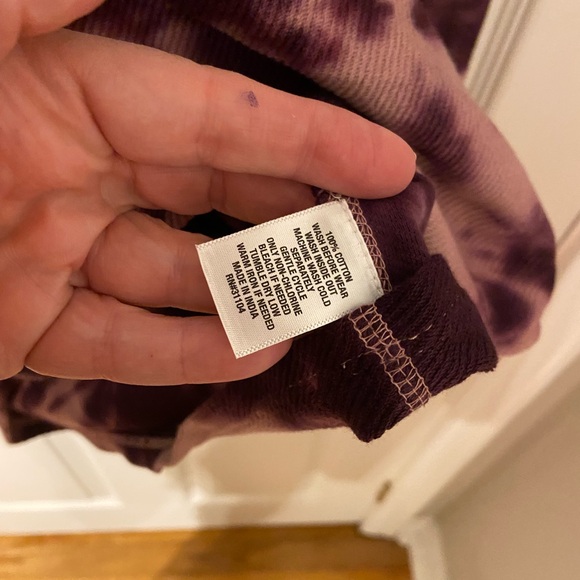 Wonderly Studio Plum Tie-Dye Top - Picture 3 of 5